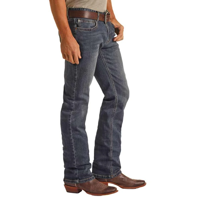 Hooey Men's Revolver Vintage Slim Straight Leg Jeans 2 Hooey Men's Revolver Vintage Slim Straight Leg Jeans - Image 2