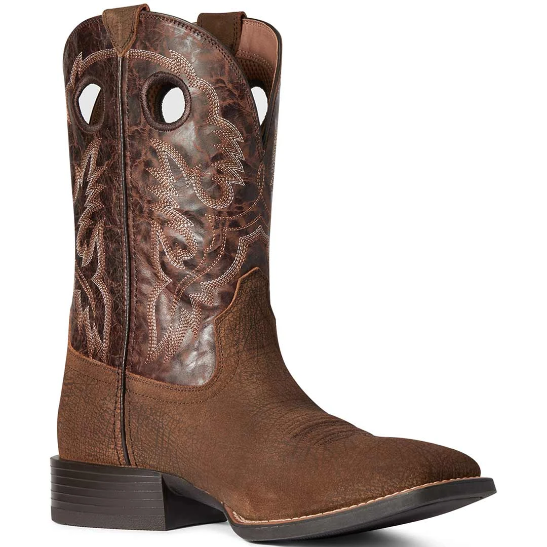 Ariat Men's Sport Buckout Cowboy Boots 2 Ariat Men's Sport Buckout Cowboy Boots - Image 2