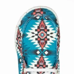Roper Women's Aztec Canvas Slip-On Shoes -Western Cowboy Equipment Store img66862 roper women s aztec canvas slip on shoes