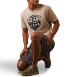 Ariat Men's Geo Fill T-Shirt -Western Cowboy Equipment Store img68345 ariat men s geo fill t shirt