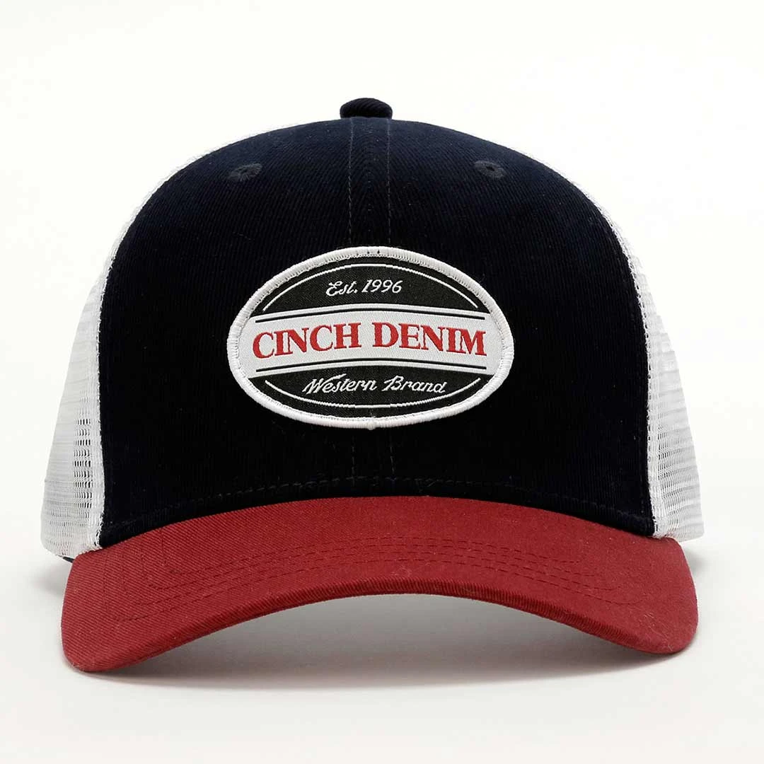 Cinch Men's Cinch Denim Snap Back Cap 2 Cinch Men's Cinch Denim Snap Back Cap - Image 2