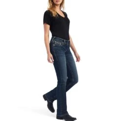 Ariat Women's R.E.A.L. Freesia Straight Leg Jeans 11 Ariat Women's R.E.A.L. Freesia Straight Leg Jeans -Western Cowboy Equipment Store img68487 ariat women s r e a l freesia straight leg jeans