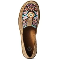 Ariat Women's Cruiser Neon Aztec Print Slip-On Shoes -Western Cowboy Equipment Store img68867 ariat women s cruiser neon aztec print slip on shoes