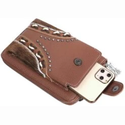 Trinity Ranch Hair-On Cowhide Phone Wallet/Crossbody -Western Cowboy Equipment Store img69502 trinity ranch hair on cowhide phone wallet crossbody