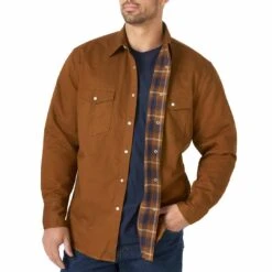 Wrangler Men's Flannel Lined Work Shirt 16 Wrangler Men's Flannel Lined Work Shirt -Western Cowboy Equipment Store img72025 wrangler men s flannel lined work shirt