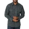 Wrangler Men's Wrinkle Resist Plaid Snap Shirt