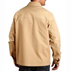 Stetson Men's Stretch Canvas Shirt Jacket -Western Cowboy Equipment Store img72221 stetson men s stretch canvas shirt jacket