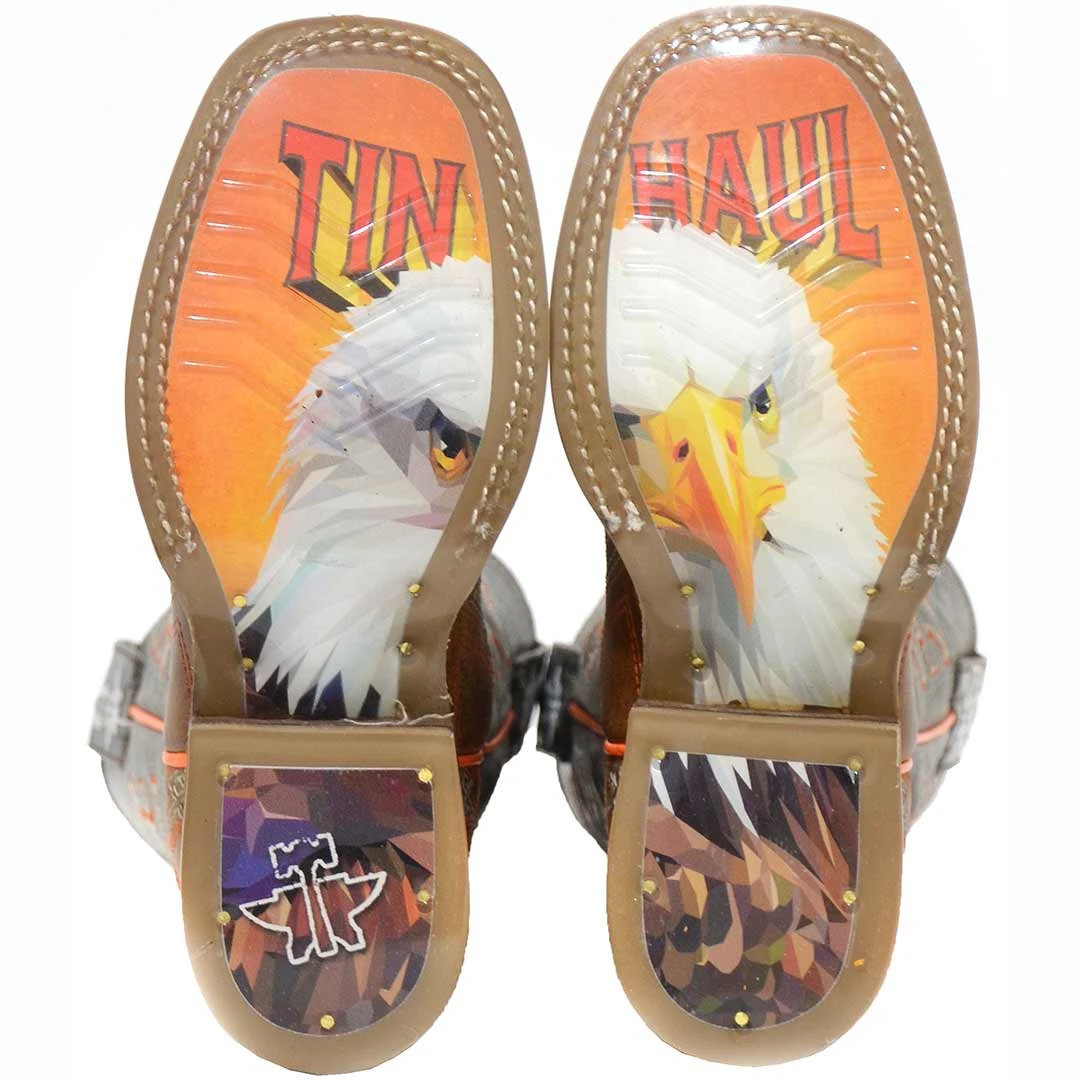 Tin Haul Youth Boys' Eagle Cowboy Boots 4 Tin Haul Youth Boys' Eagle Cowboy Boots - Image 4