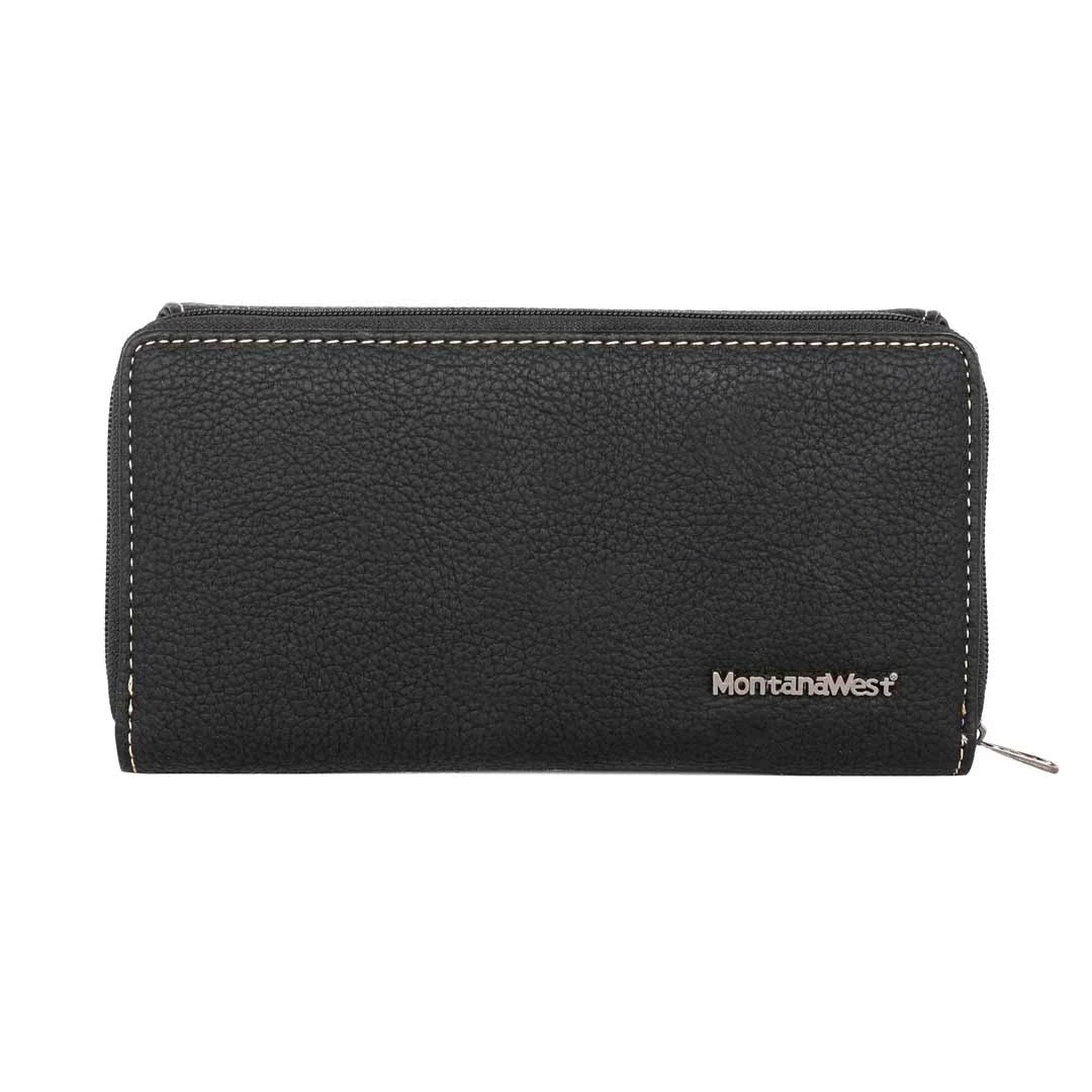 Montana West Women's Whipstitch Wallet 3 Montana West Women's Whipstitch Wallet - Image 3