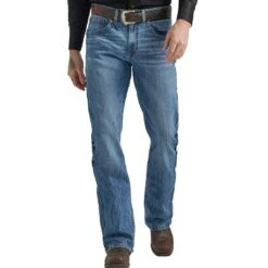 Wrangler Men's Rock 47 Slim Fit Bootcut Jeans -Western Cowboy Equipment Store img74440 wrangler men s rock 47 slim fit bootcut jeans