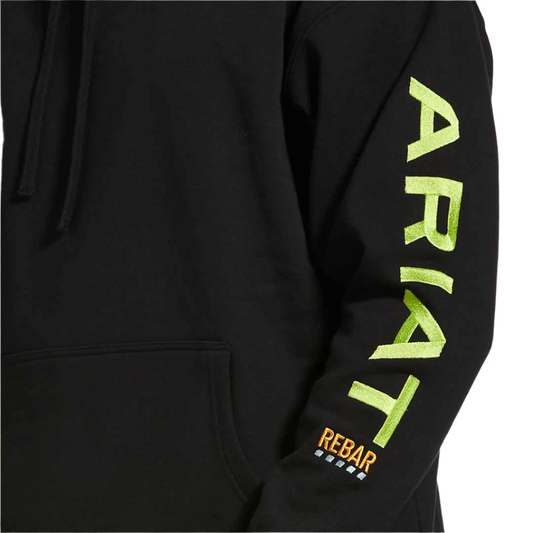 Ariat Men's Rebar Graphic Pullover Hoodie 3 Ariat Men's Rebar Graphic Pullover Hoodie - Image 3