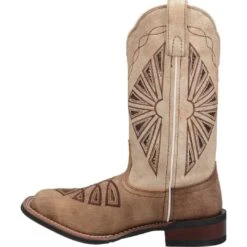Laredo Women's Symmetrical Design Square Toe Cowgirl Boots -Western Cowboy Equipment Store img75084 laredo women s symmetrical design square toe cowgirl boots