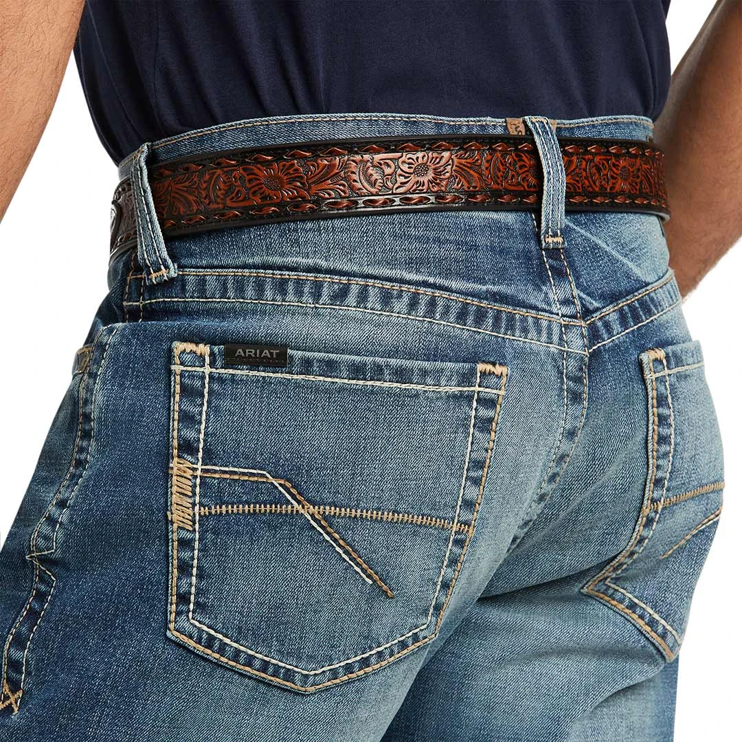 Ariat Men's M2 Relaxed Stretch Wilson Stackable Boot Cut Jean 3 Ariat Men's M2 Relaxed Stretch Wilson Stackable Boot Cut Jean - Image 3