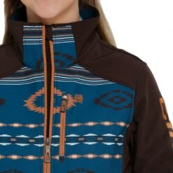 Cinch Women's Bonded Softshell Jacket -Western Cowboy Equipment Store img78206 cinch women s bonded softshell jacket
