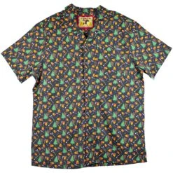 Cinch Men's Bigfoot Print Short Sleeve Camp Shirt