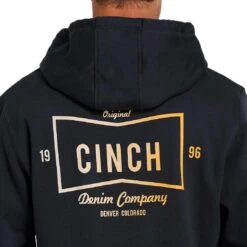 Cinch Men's Logo Hoodie -Western Cowboy Equipment Store img80135 cinch men s logo hoodie