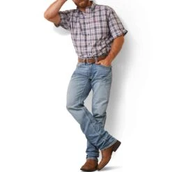 Ariat Men's Pro Series Niall Classic Fit Short Sleeve Button-Down Shirt 9 Ariat Men's Pro Series Niall Classic Fit Short Sleeve Button-Down Shirt -Western Cowboy Equipment Store img82057 ariat men s pro series niall classic fit short sleeve button down shirt