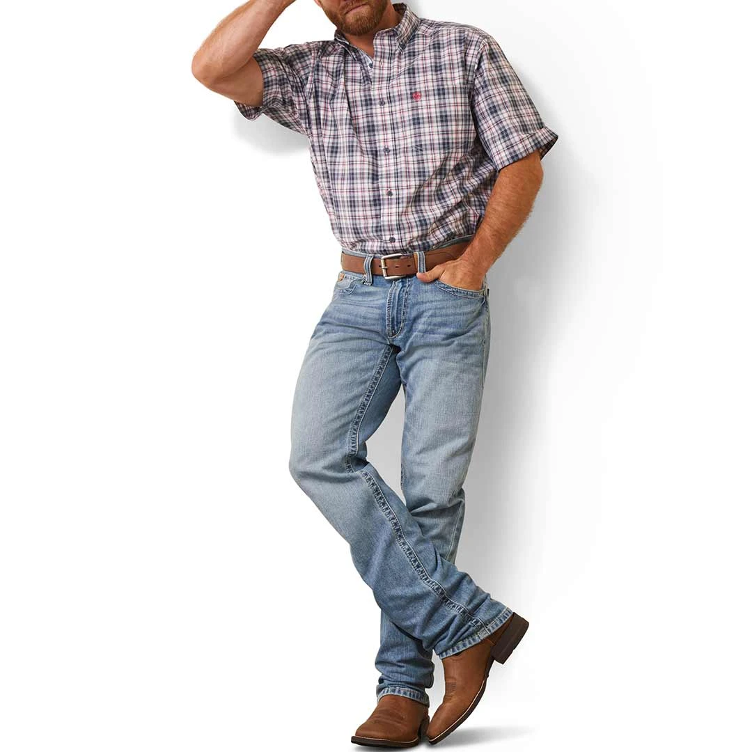 Ariat Men's Pro Series Niall Classic Fit Short Sleeve Button-Down Shirt 5 Ariat Men's Pro Series Niall Classic Fit Short Sleeve Button-Down Shirt - Image 5