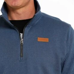 Cinch Men's 1/4 Zip Pullover Sweater Jacket -Western Cowboy Equipment Store img83079 cinch men s 1 4 zip pullover sweater jacket