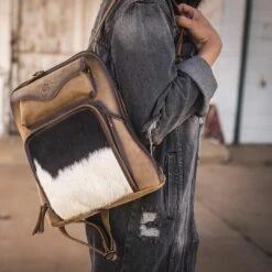 STS Ranchwear Cowhide Sunny Backpack -Western Cowboy Equipment Store img83827 sts ranchwear cowhide sunny backpack