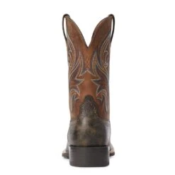 Ariat Men's Sport Knockout Square Toe Cowboy Boots -Western Cowboy Equipment Store img84727 ariat men s sport knockout square toe cowboy boots