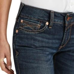 Ariat Women's R.E.A.L. Mid Rise Amora Bootcut Jeans -Western Cowboy Equipment Store img85729 ariat women s r e a l mid rise amora bootcut jeans