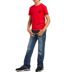 Ariat Boys' Diamond Wood Graphic T-Shirt 7 Ariat Boys' Diamond Wood Graphic T-Shirt -Western Cowboy Equipment Store img86403 ariat boys diamond wood graphic t shirt