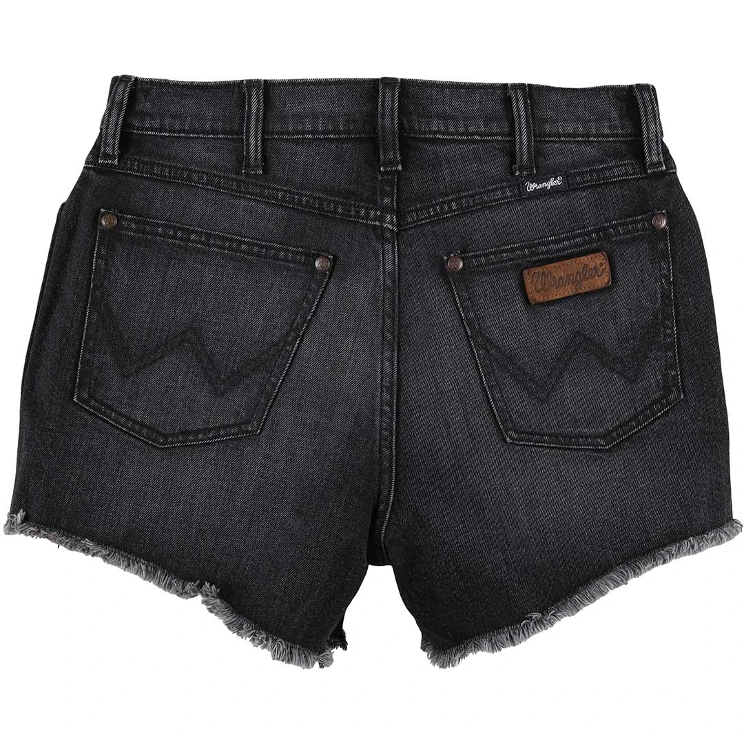 Wrangler Women's Retro High Rise Cut-Off Jean Shorts 7 Wrangler Women's Retro High Rise Cut-Off Jean Shorts - Image 7