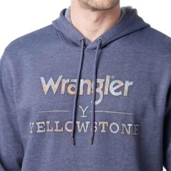 Wrangler X Yellowstone Men's Dark Splash Hoodie -Western Cowboy Equipment Store img86933 wrangler x yellowstone men s dark splash hoodie