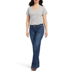 Ariat Women's Trouser Mid Rise Amaryllis Wide Leg Jeans 11 Ariat Women's Trouser Mid Rise Amaryllis Wide Leg Jeans -Western Cowboy Equipment Store img88742 ariat women s trouser mid rise amaryllis wide leg jeans