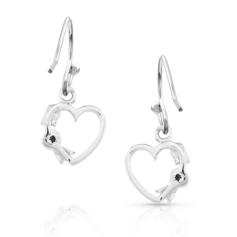Montana Silversmiths Fiery Heart Of Ice Earrings 2 Montana Silversmiths Fiery Heart Of Ice Earrings - Image 2