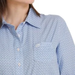 Cinch Women's ArenaFlex Geometric Print Button-Down Shirt 5 Cinch Women's ArenaFlex Geometric Print Button-Down Shirt -Western Cowboy Equipment Store img91207 cinch women s arenaflex geometric print button down shirt