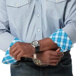 Wrangler Men's George Strait Troubadour Diamond Print Snap Shirt -Western Cowboy Equipment Store img91229 wrangler men s george strait troubadour diamond print snap shirt