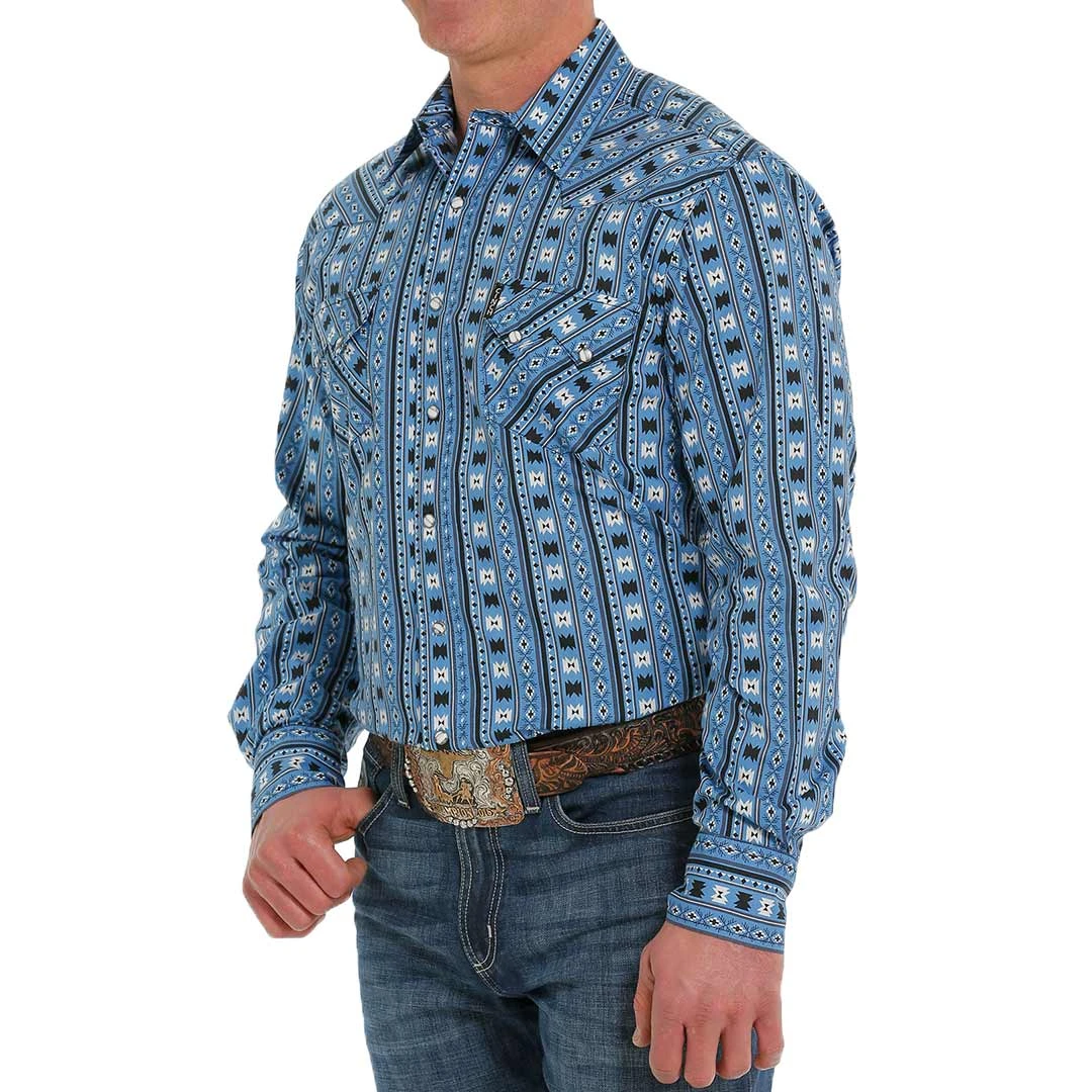 Cinch Men's Modern Fit Aztec Print Snap Shirt 1 Cinch Men's Modern Fit Aztec Print Snap Shirt