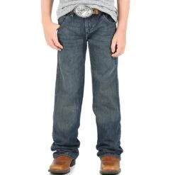 Wrangler Boys' Retro Bootcut Jeans (1-7) -Western Cowboy Equipment Store img94589 wrangler boys retro bootcut jeans 1 7