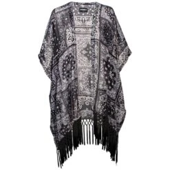 Hooey Brands Women's Long Kimono With Fringe