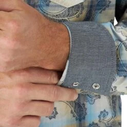 Wrangler Men's Retro Premium Print Snap Shirt -Western Cowboy Equipment Store img94663 wrangler men s retro premium print snap shirt