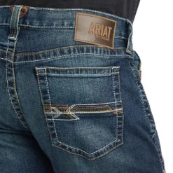 Ariat Men's M7 Slim Bracken Straight Leg Jeans -Western Cowboy Equipment Store img94711 ariat men s m7 slim bracken straight leg jeans