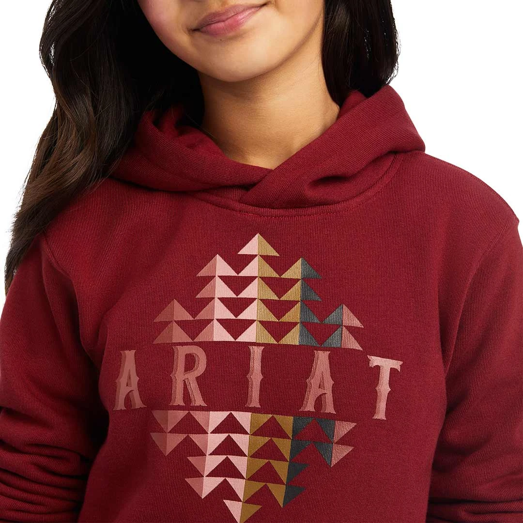 Ariat Girls' REAL Beartooth Hoodie 3 Ariat Girls' REAL Beartooth Hoodie - Image 3