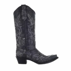 Circle G Women's Embroidered Snip Toe Cowgirl Boots -Western Cowboy Equipment Store img95795 circle g women s embroidered snip toe cowgirl boots