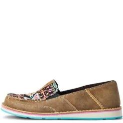 Ariat Women's Cruiser Neon Aztec Print Slip-On Shoes -Western Cowboy Equipment Store img96187 ariat women s cruiser neon aztec print slip on shoes