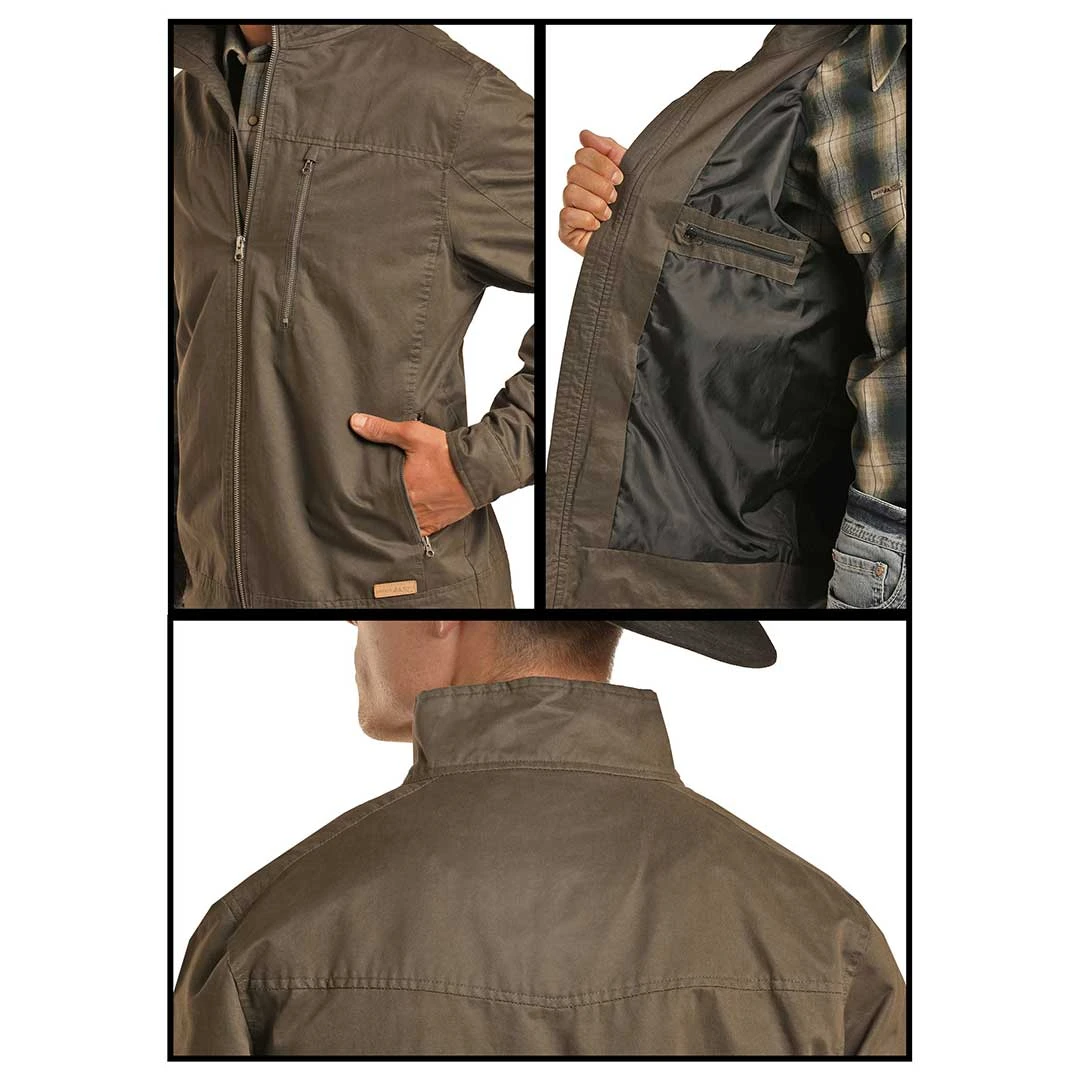 Powder River Outfitters Men's Cotton Jacket 3 Powder River Outfitters Men's Cotton Jacket - Image 3