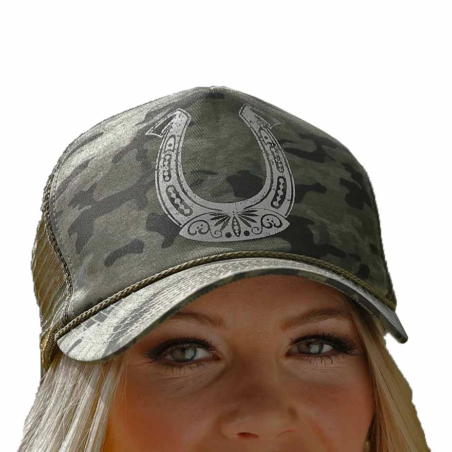 Cruel Denim Women's Camo Snap Back Cap 1 Cruel Denim Women's Camo Snap Back Cap