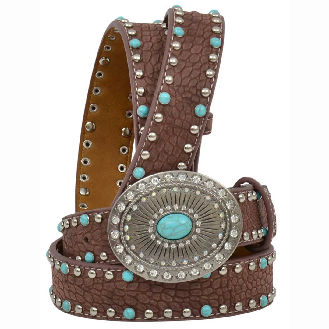 Angel Ranch Girls' Gator Print Belt 2 Angel Ranch Girls' Gator Print Belt - Image 2