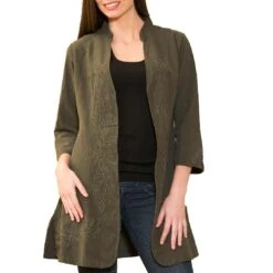 Inca Cotton Women's Open Front Blazer
