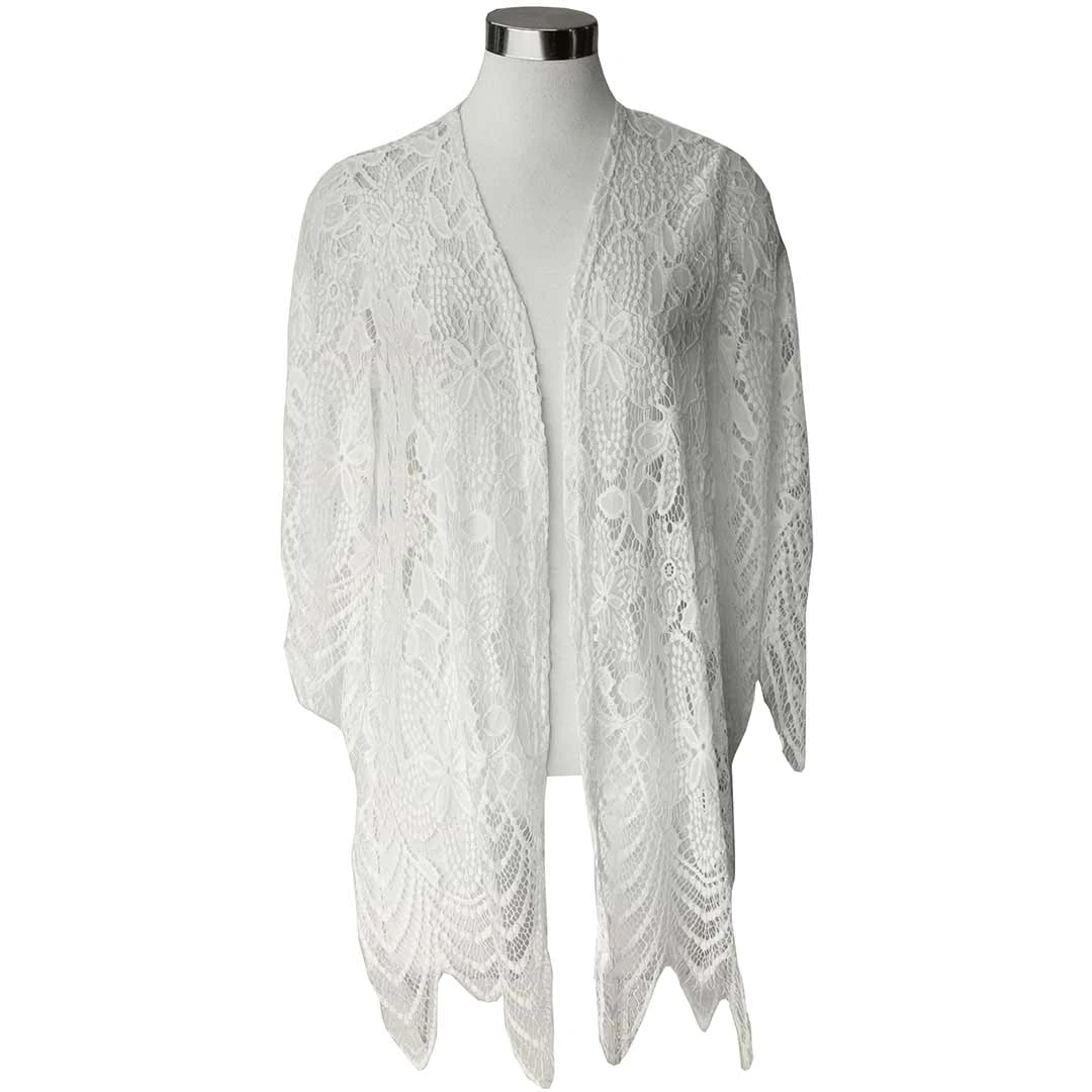 Keren Hart Women's Lace Open Front Cardigan 1 Keren Hart Women's Lace Open Front Cardigan