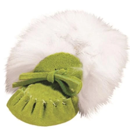 Laurentian Chief Baby Fur Trim Moccasins 1 Laurentian Chief Baby Fur Trim Moccasins