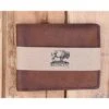 Lejon Men's Vintage Bison Langston Leather Bi-Fold Wallet