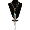 M&F Western Leather And Turquoise Jewelry Set
