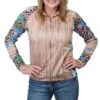 M Sport 6 Women's Cowgirls Don't Cry Zippered Western Shirt